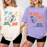 Personalized Show Girl Era Bachelorette Party Comfort Colors Shirts