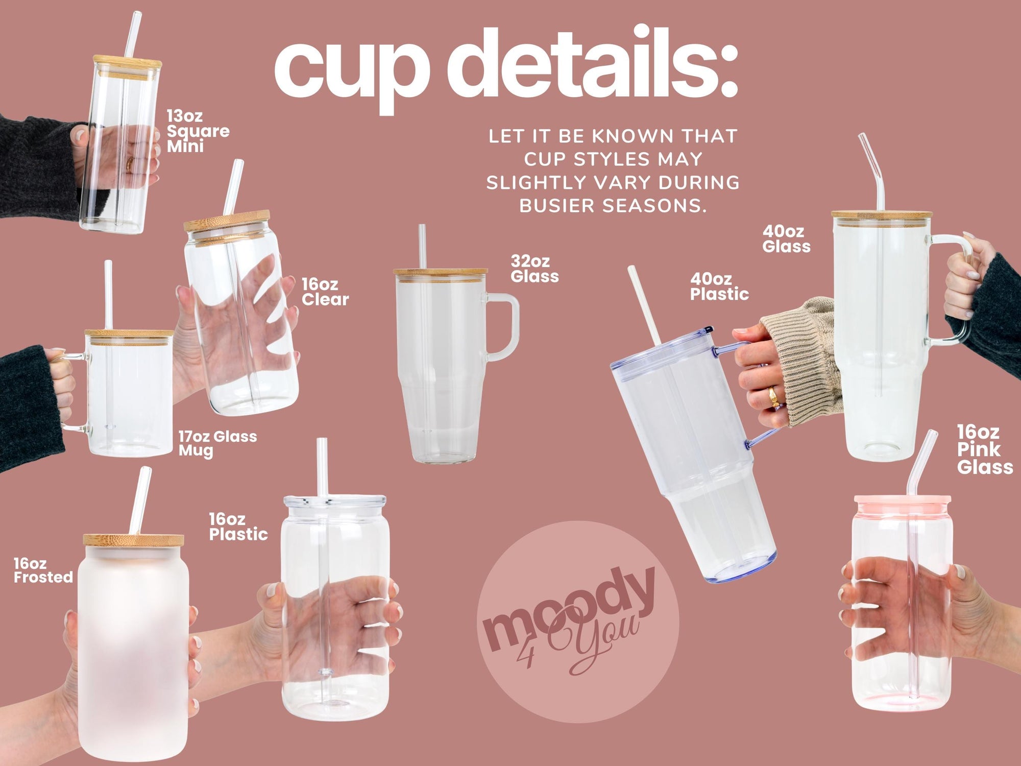 Birth Flower Gift Cups