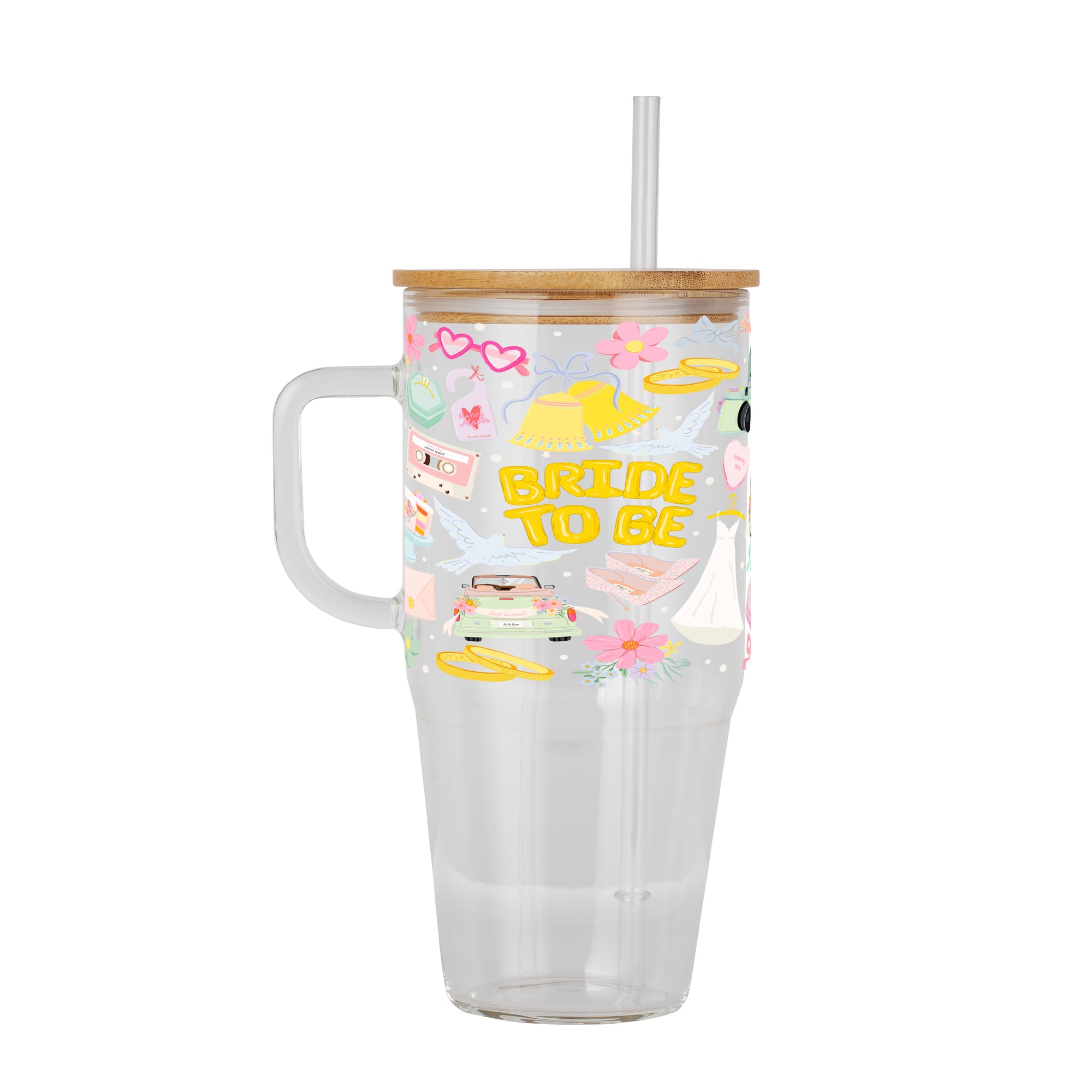 Bride To Be Tumbler With Lid & Straw