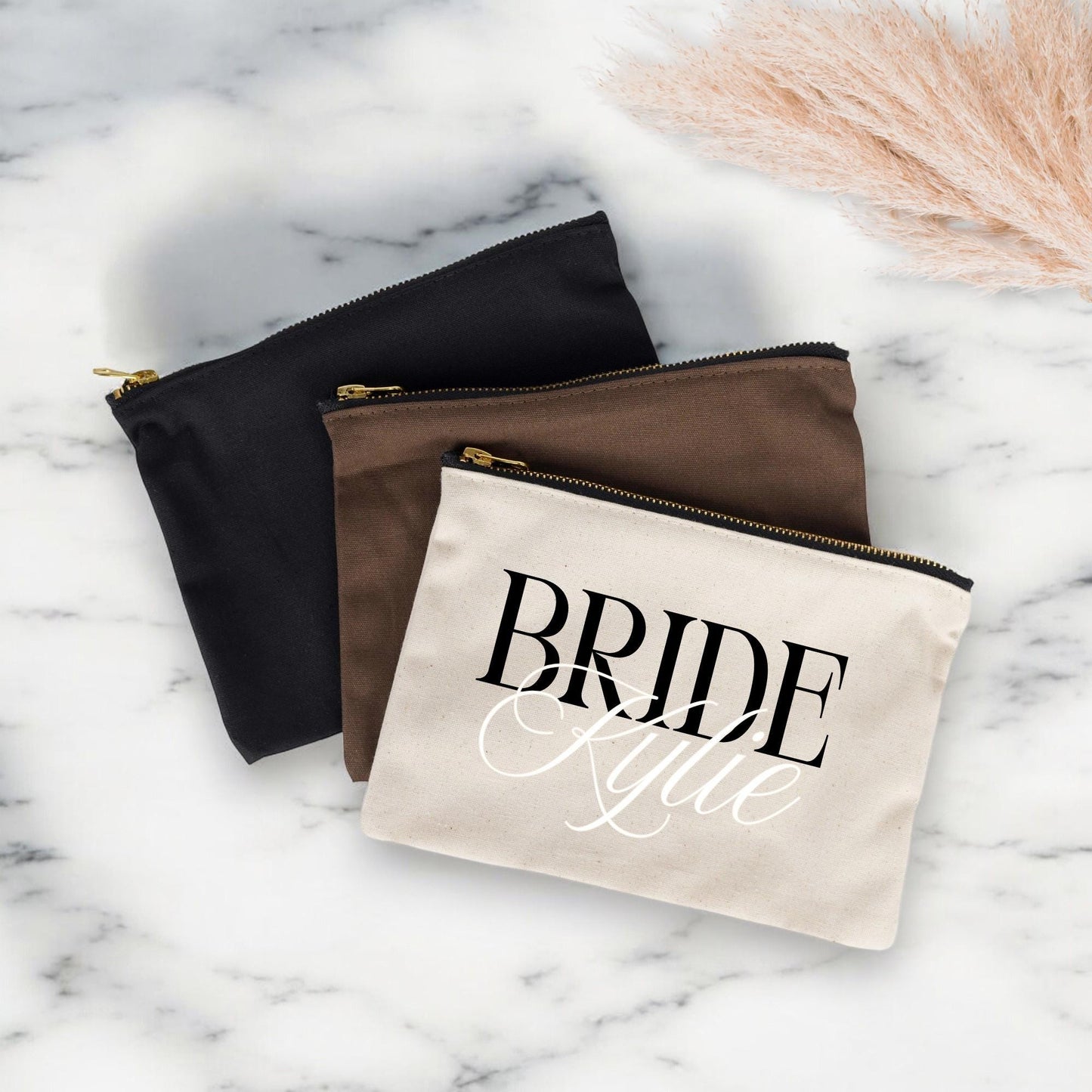 Custom Bachelorette Makeup Bag – Bridal Party Favor – view 3