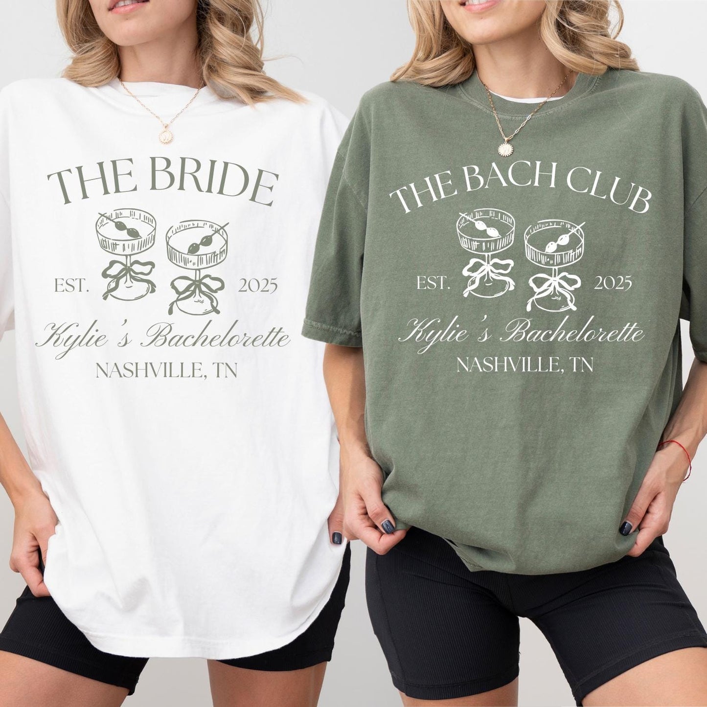 The Bach Club Shirts – Custom Location Bachelorette Tee – view 2