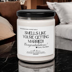 Engagement Gift Candle, Vegan Soy Coconut Blend, USA Grown