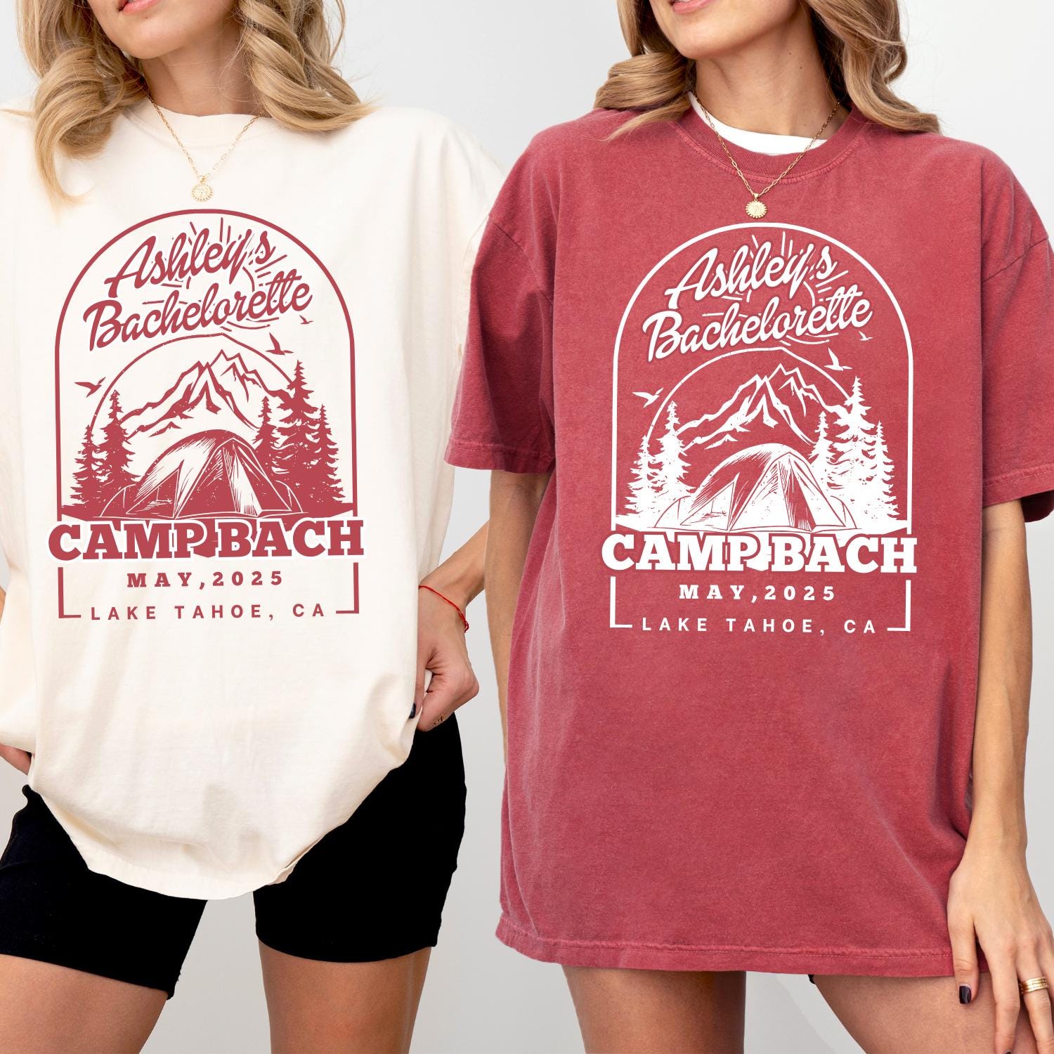 Custom Camp Bachelorette Shirts