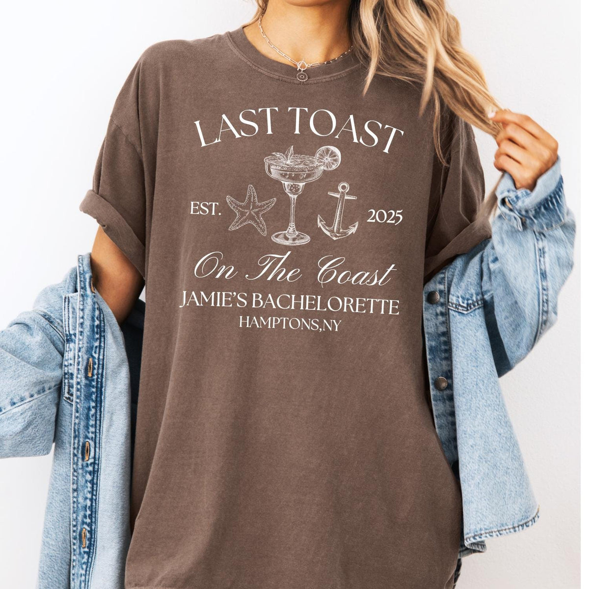 Last Toast on the Coast Shirts – Custom Beach Bachelorette – view 4