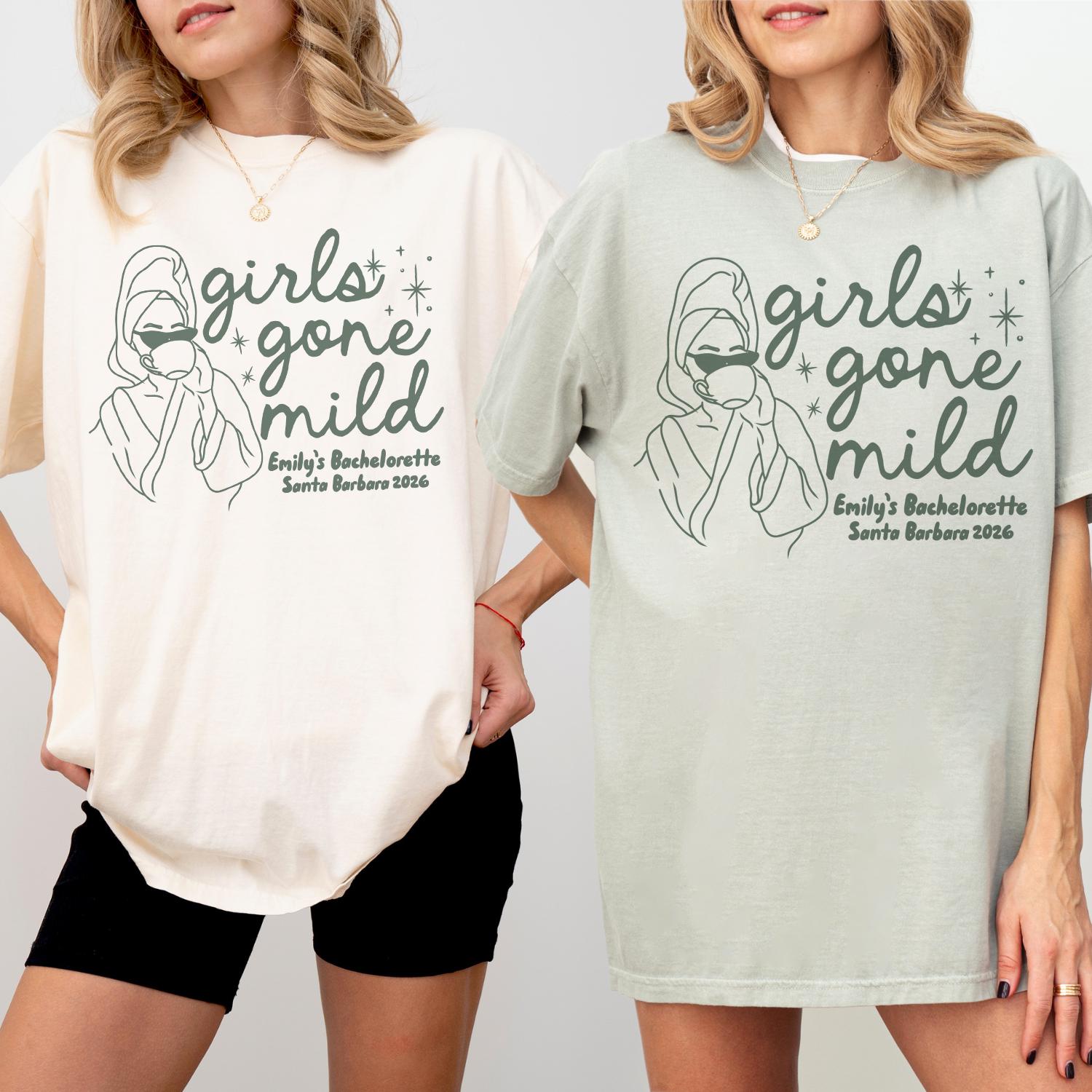 Girls Gone Mild Shirts – Custom Funny Bachelorette Tee