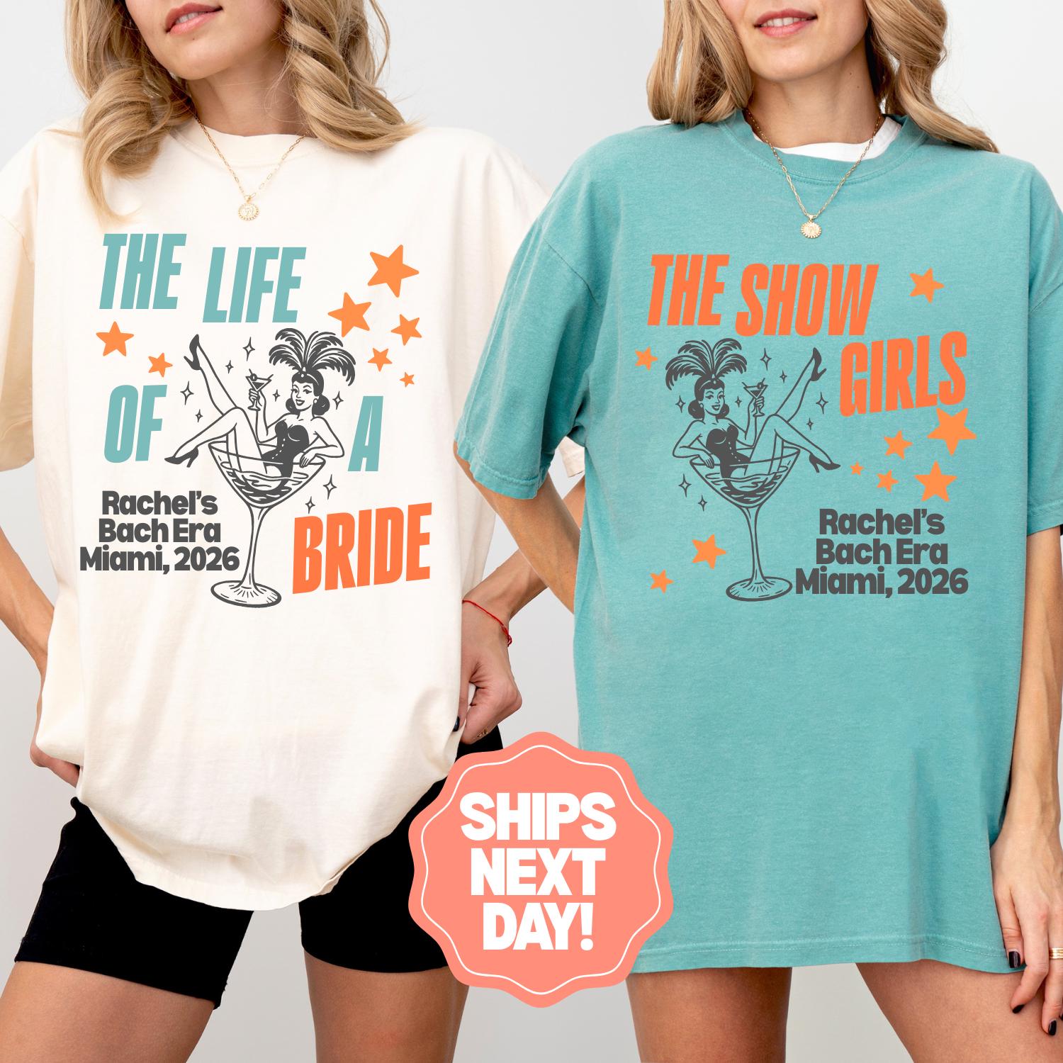 Show Girl Era Bachelorette Shirts – Custom Comfort Colors