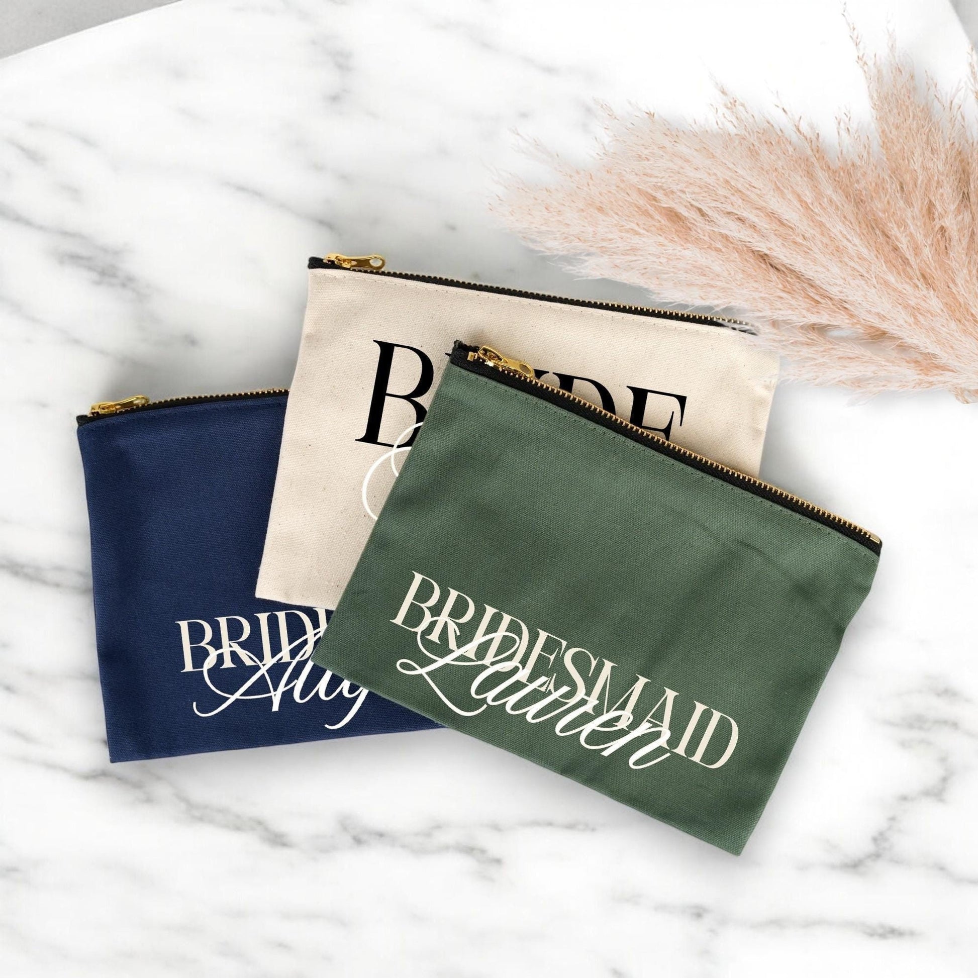Custom Bachelorette Makeup Bag – Bridal Party Favor