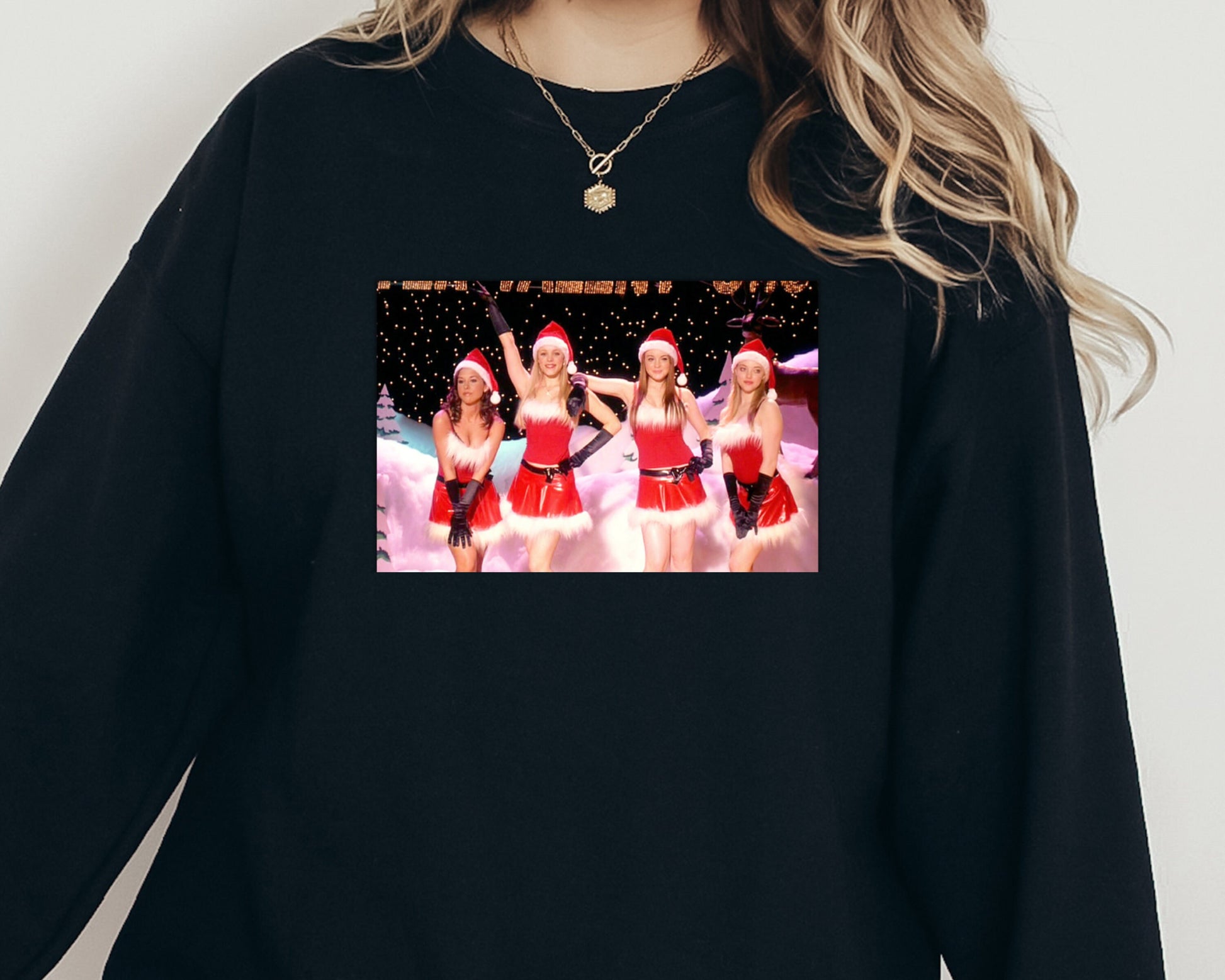 Jingle Bell Rock Crewneck – Funny Christmas Santa Sweater – view 2