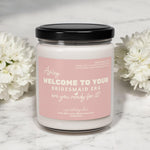 Personalized Bridesmaid Proposal Candle USA Made