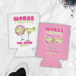 Personalized Bachelorette Can Coolers,  Margs and Matrimony, Final Fiesta