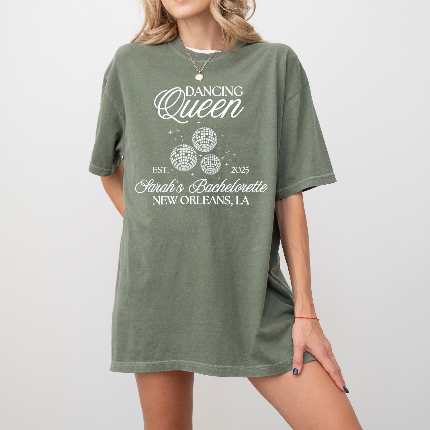 Disco Bachelorette Shirts – Custom Mamma Mia Dancing Queen – view 3