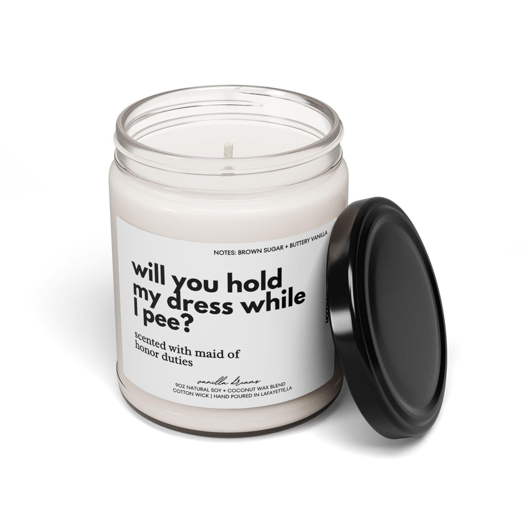 Maid Of Honor Bridesmaid Proposal Candle Soy Candle