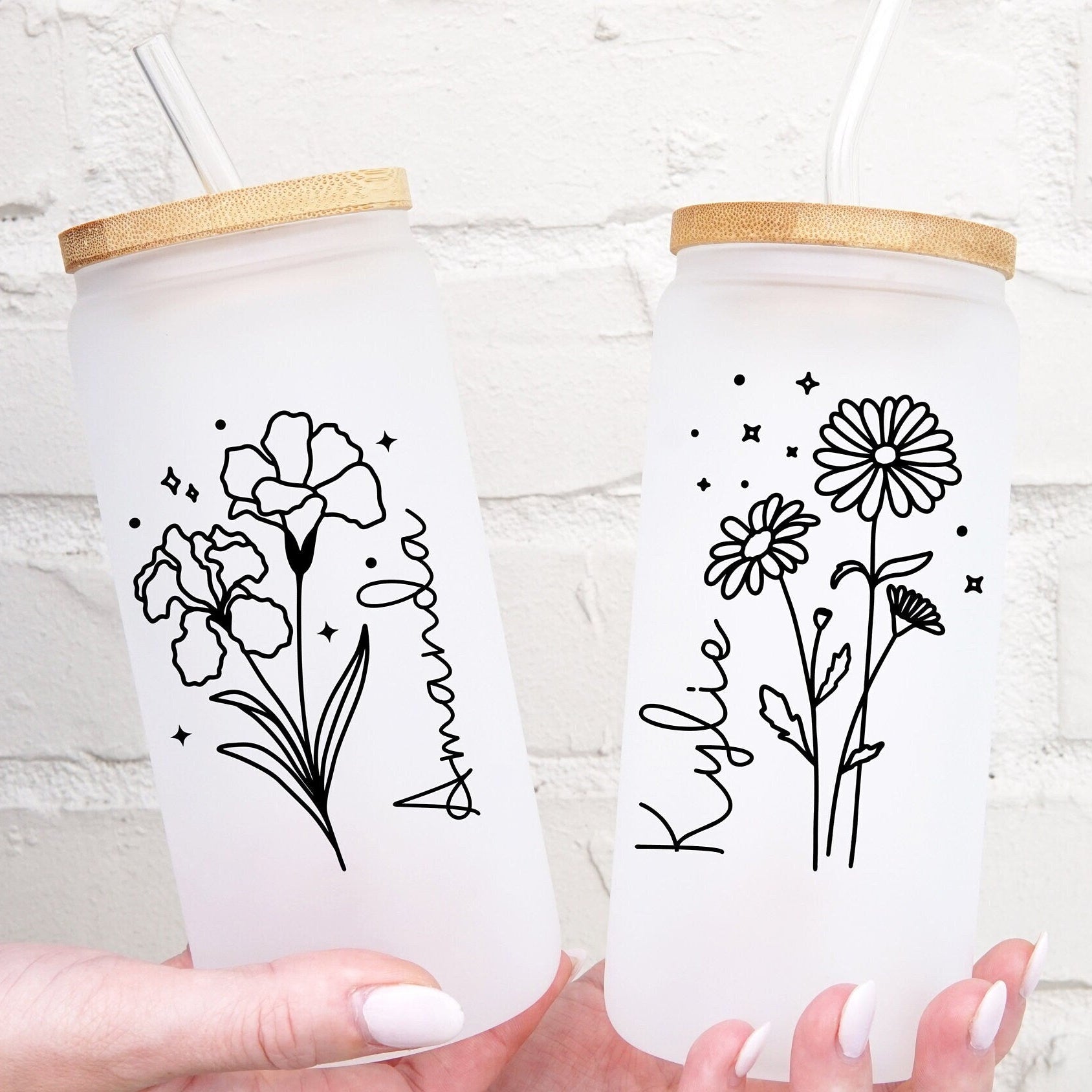 Birth Flower Gift Cups