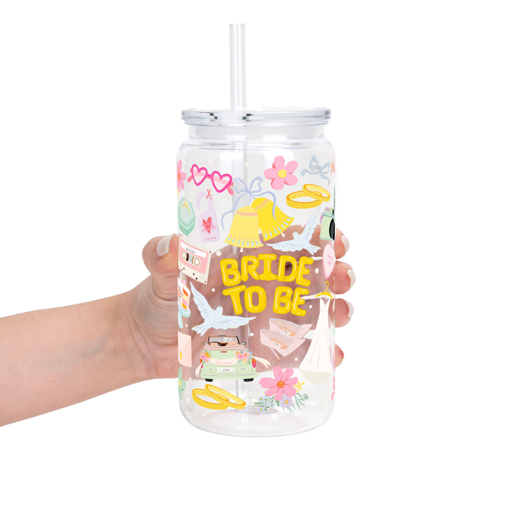 Bride To Be Tumbler With Lid & Straw