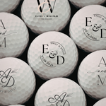 Custom Wedding Monogram Golf Balls