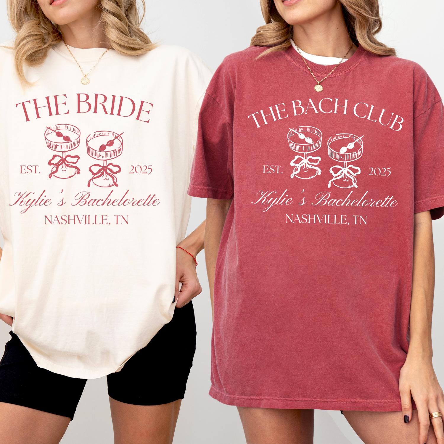 Personalized The Bach Club Bachelorette Party Shirts