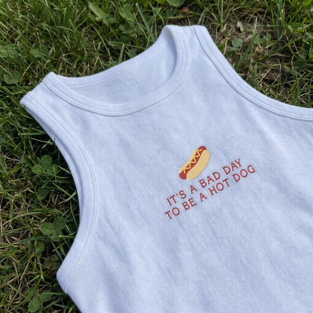 Bad Day to Be a Hotdog Tank – Funny 4th of July Crop – view 8