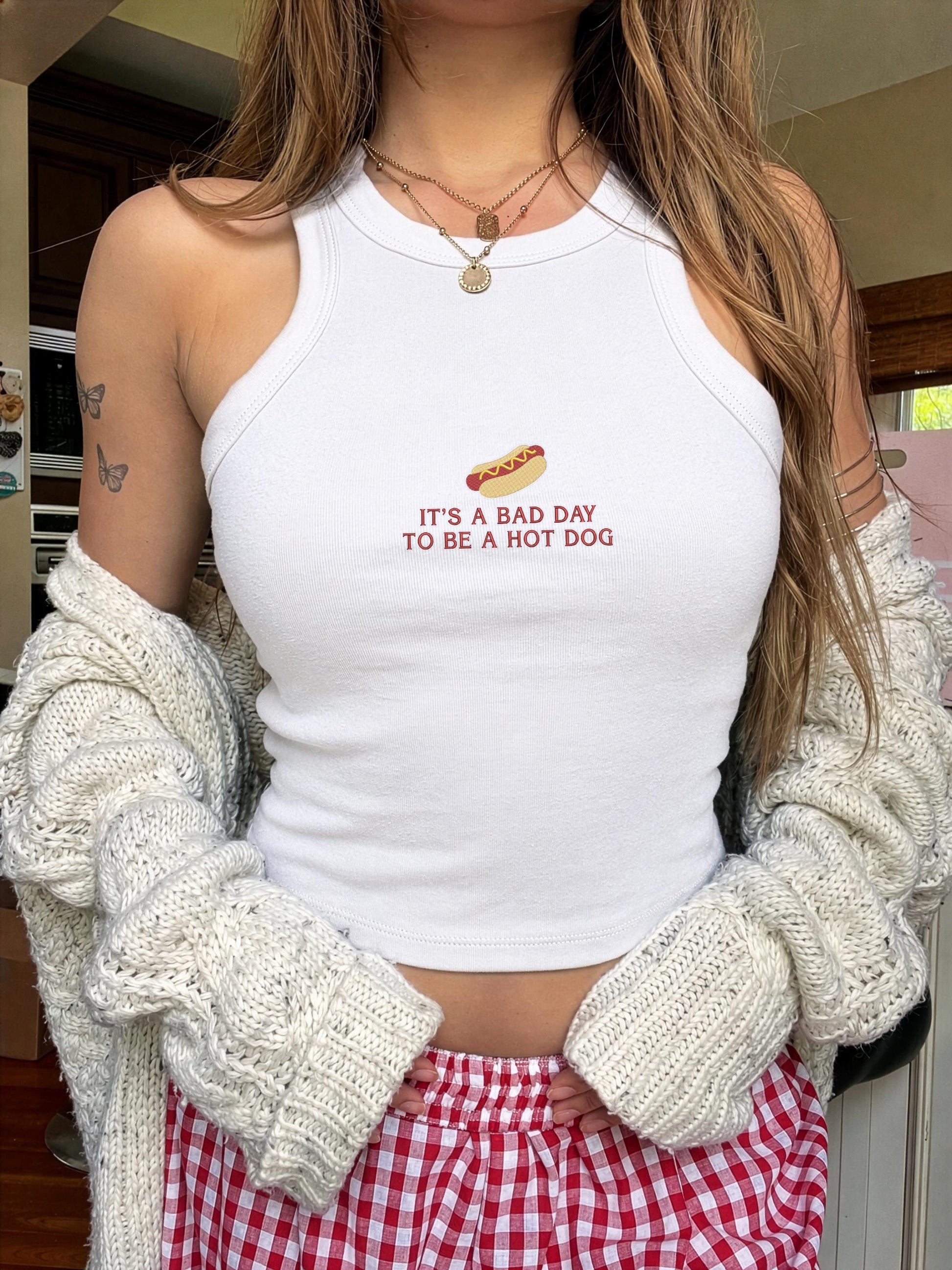 Bad Day to Be a Hotdog Tank – Funny 4th of July Crop – view 3