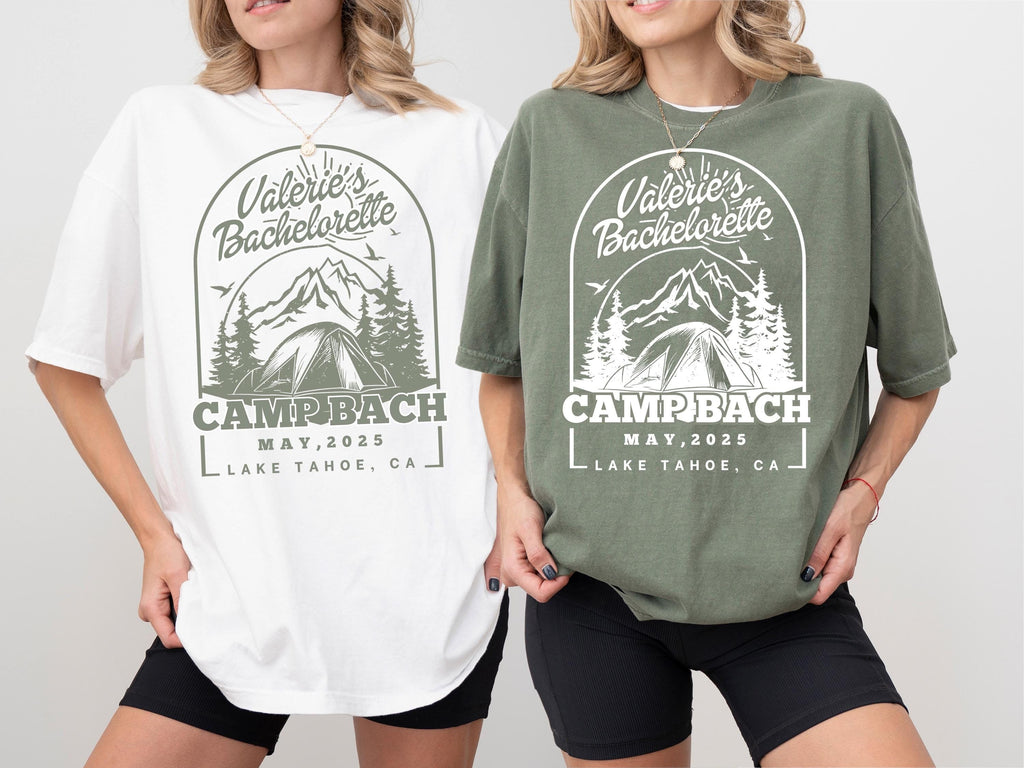 Custom Camp Bachelorette Shirts