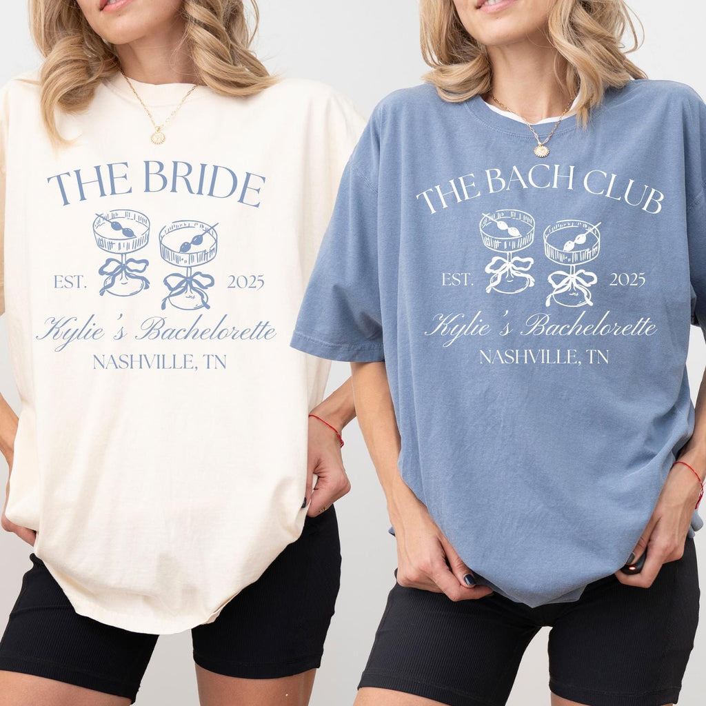 Personalized The Bach Club Bachelorette Party Shirts