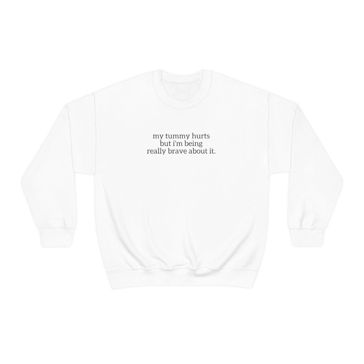My Tummy Hurts Sweatshirt – Funny Crewneck Gag Gift – view 6
