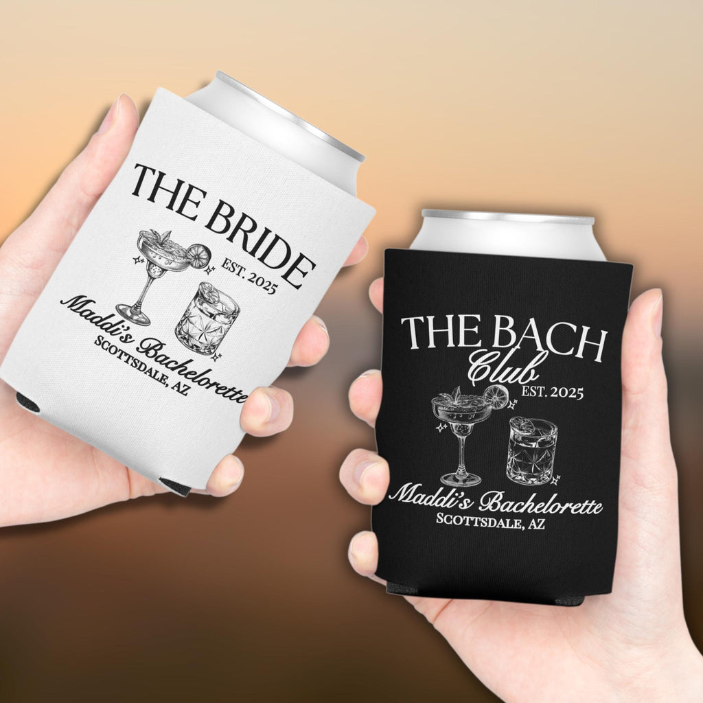 Custom The Bach Club Bachelorette 12oz Can Coolers
