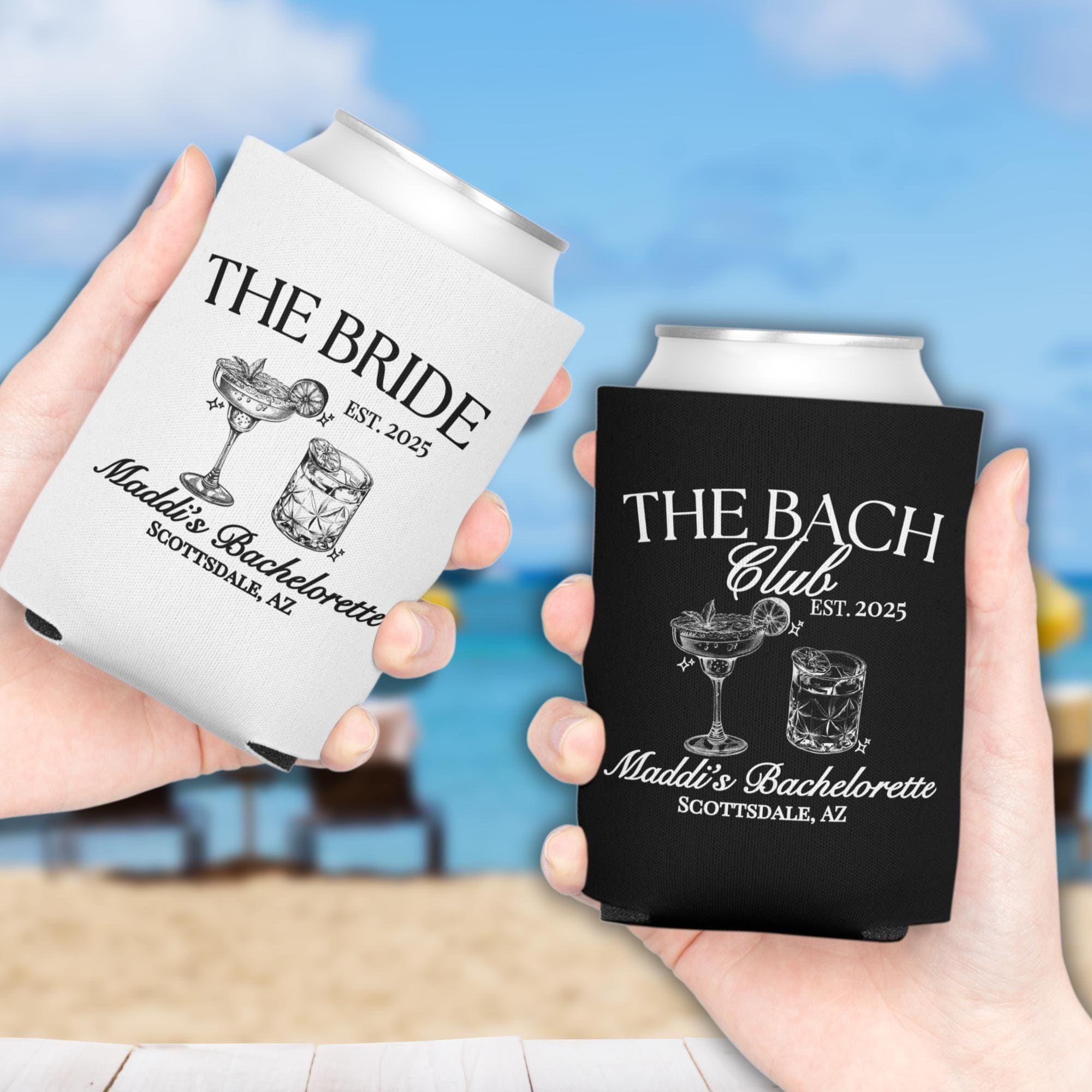 Custom The Bach Club Bachelorette 12oz Can Coolers